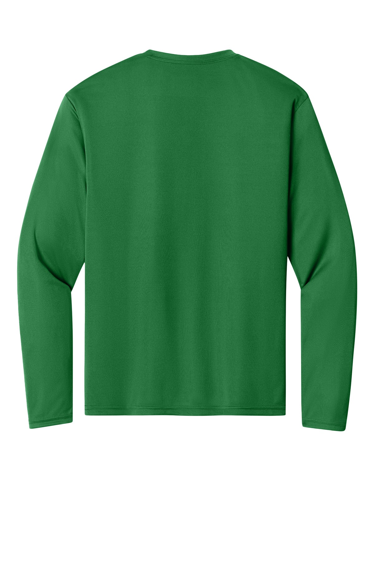 A4 Cooling Performance Long Sleeve Tee - Kelly - flat back