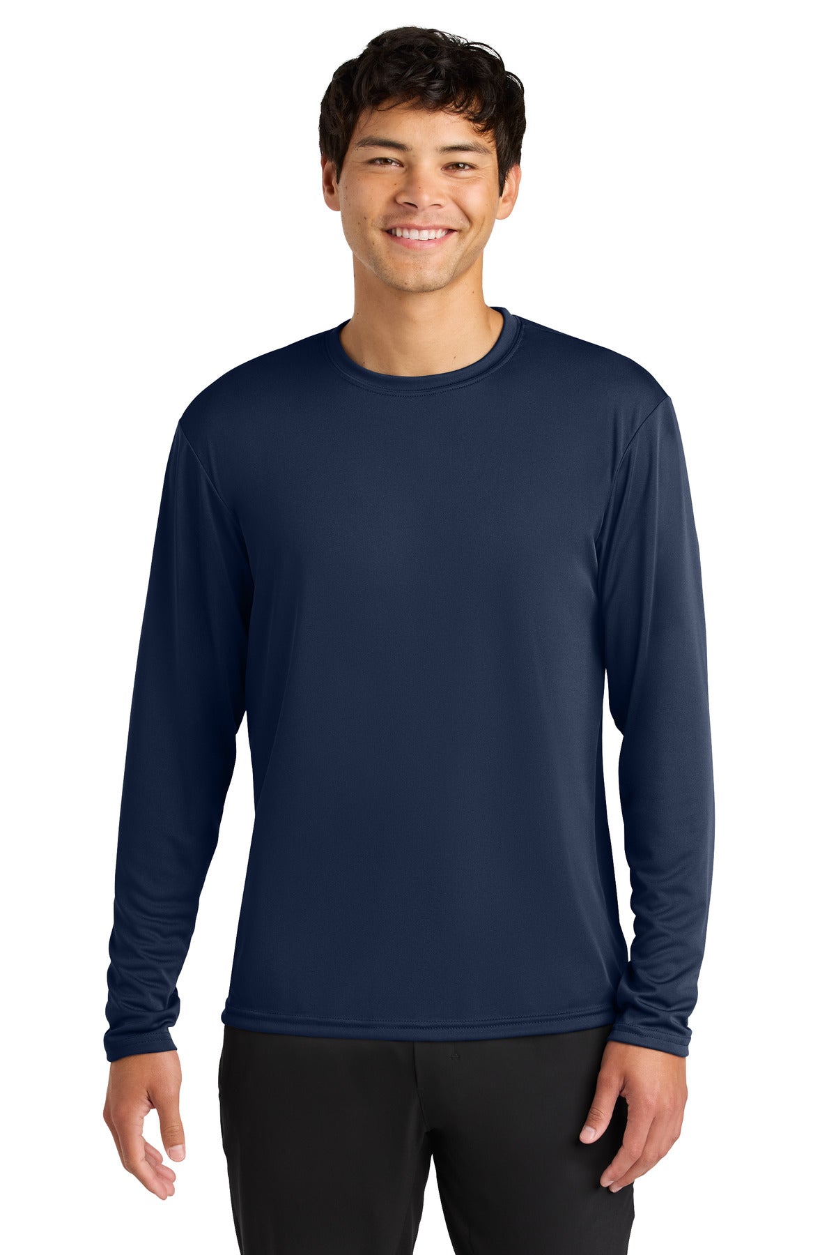 A4 Cooling Performance Long Sleeve Tee - Navy - front