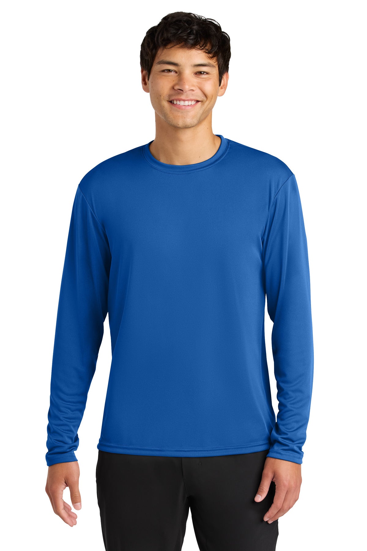 A4 Cooling Performance Long Sleeve Tee - Royal - front
