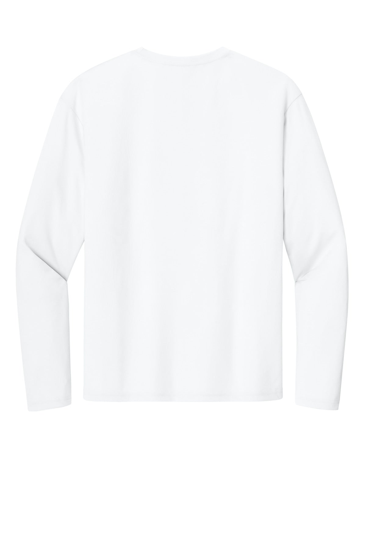 A4 Cooling Performance Long Sleeve Tee - White - flat back