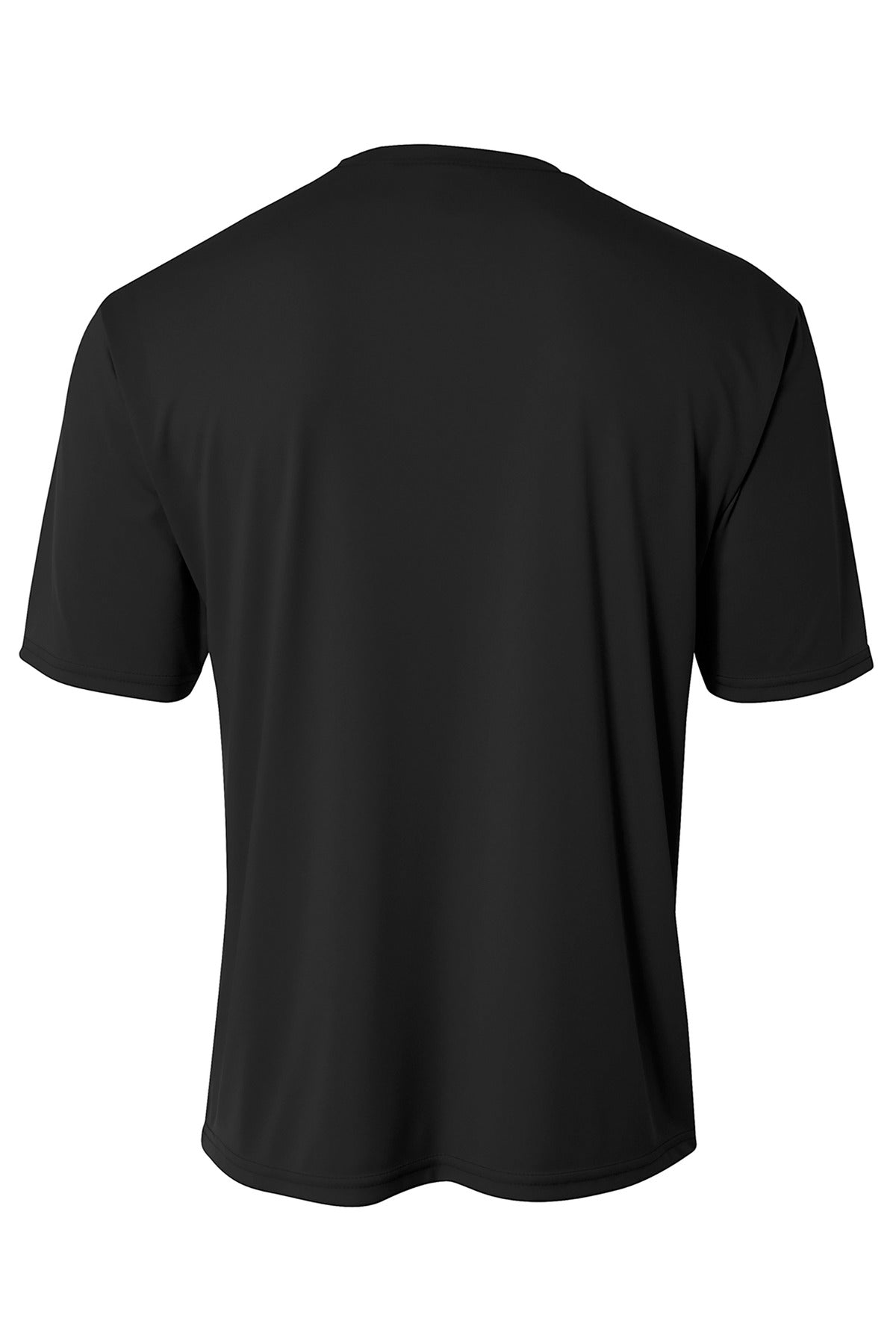 A4 Sprint Performance Tee - Black - flat back