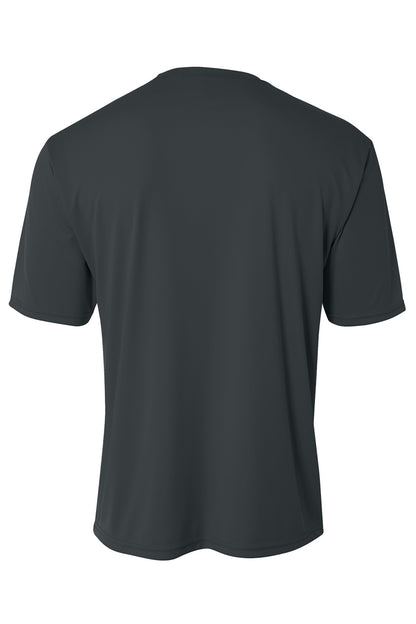 A4 Sprint Performance Tee - Graphite - flat back
