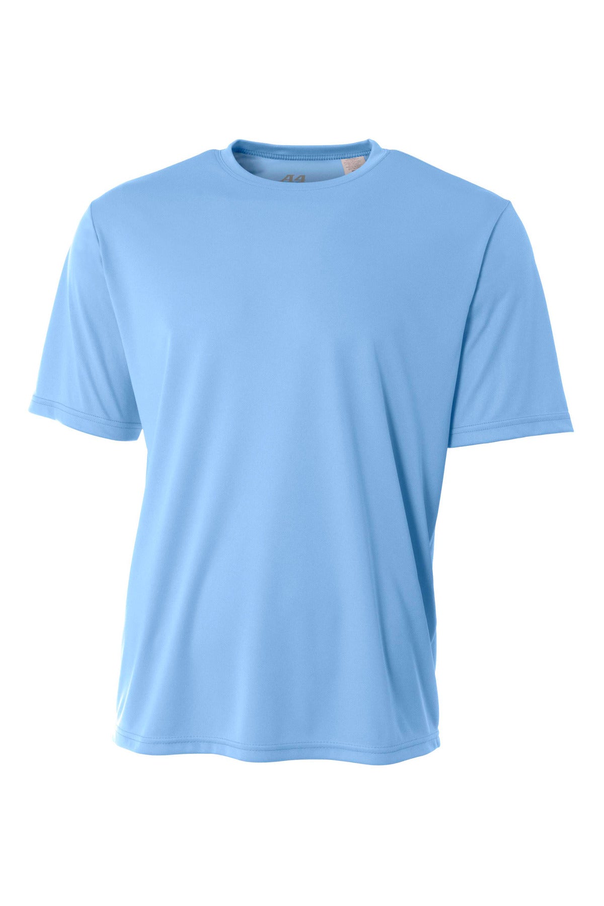 A4 Sprint Performance Tee - Light Blue - flat front
