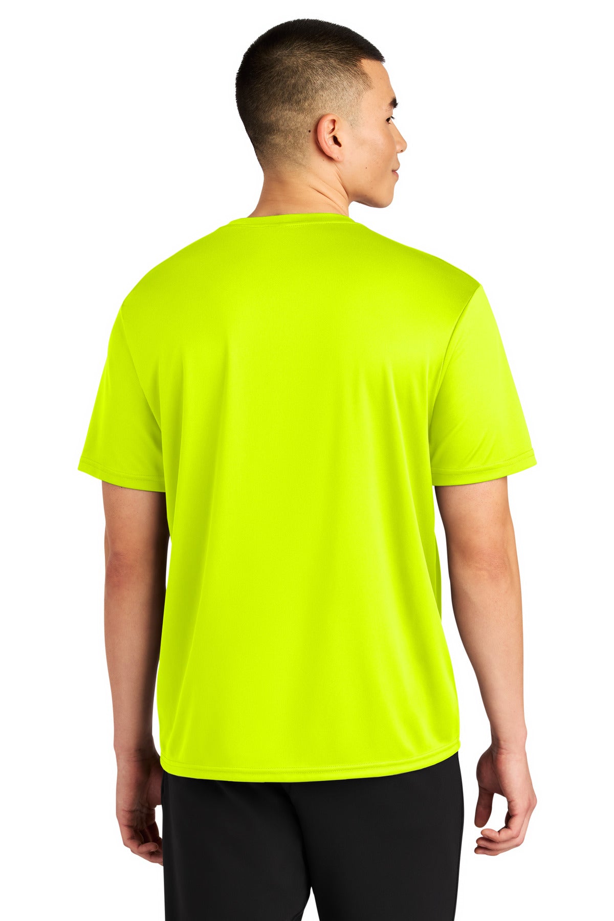 A4 Sprint Performance Tee - Safety Yellow - back
