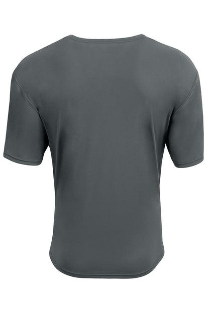 A4 AirFlex Short Sleeve Tee - Graphite - flat back