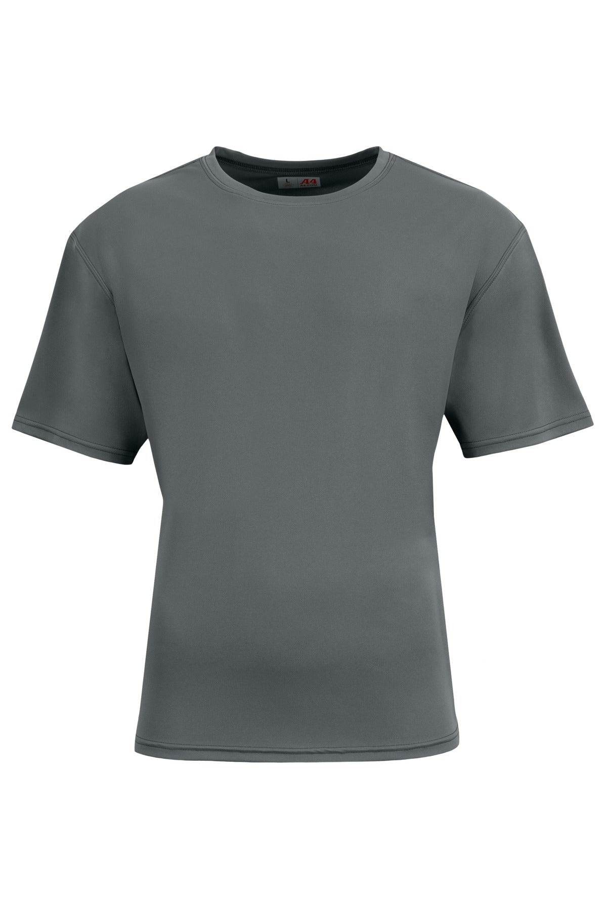 A4 AirFlex Short Sleeve Tee - Graphite - flat front