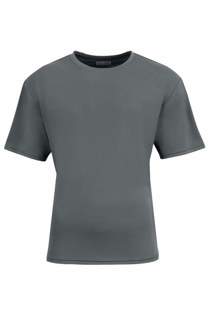 A4 AirFlex Short Sleeve Tee - Graphite - flat front
