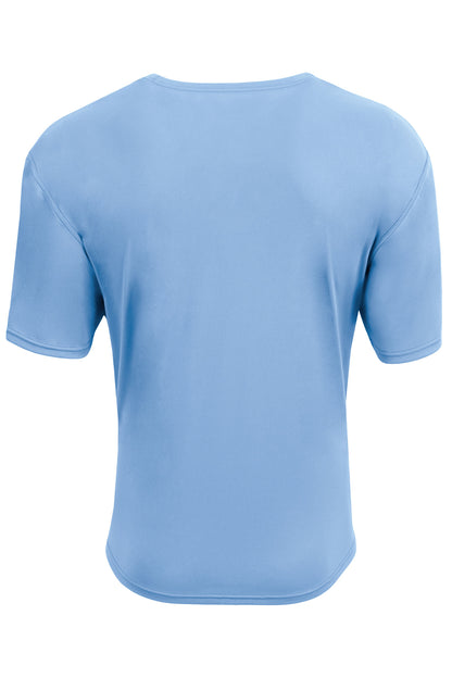A4 AirFlex Short Sleeve Tee - Light Blue - flat back