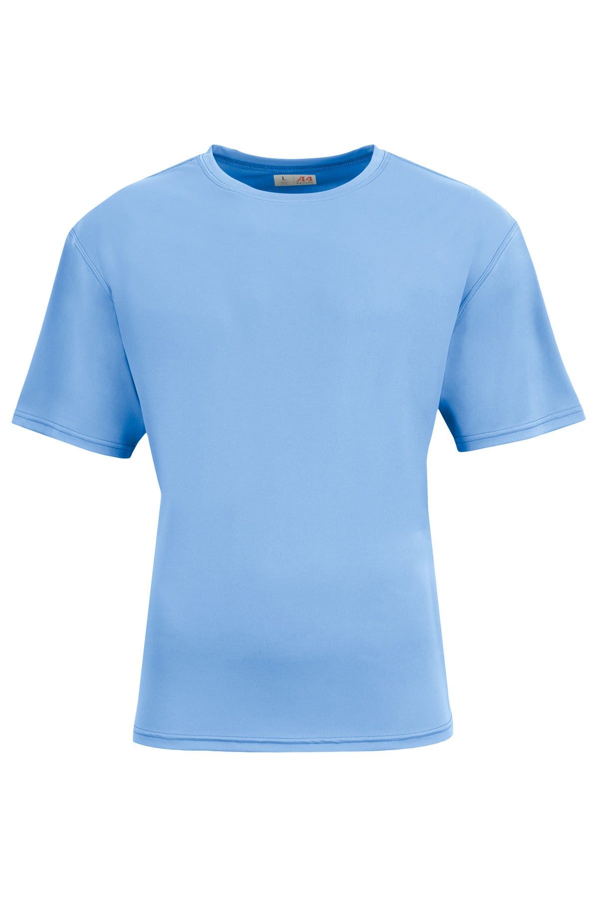 A4 AirFlex Short Sleeve Tee - Light Blue - flat front