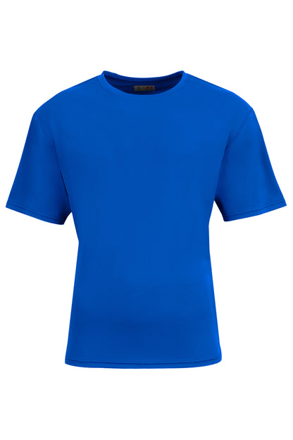 A4 AirFlex Short Sleeve Tee - Royal - flat front