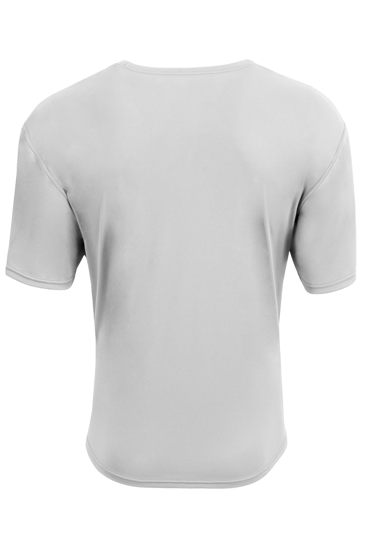 A4 AirFlex Short Sleeve Tee - Silver - flat back