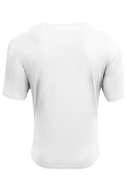 A4 AirFlex Short Sleeve Tee - White - flat back