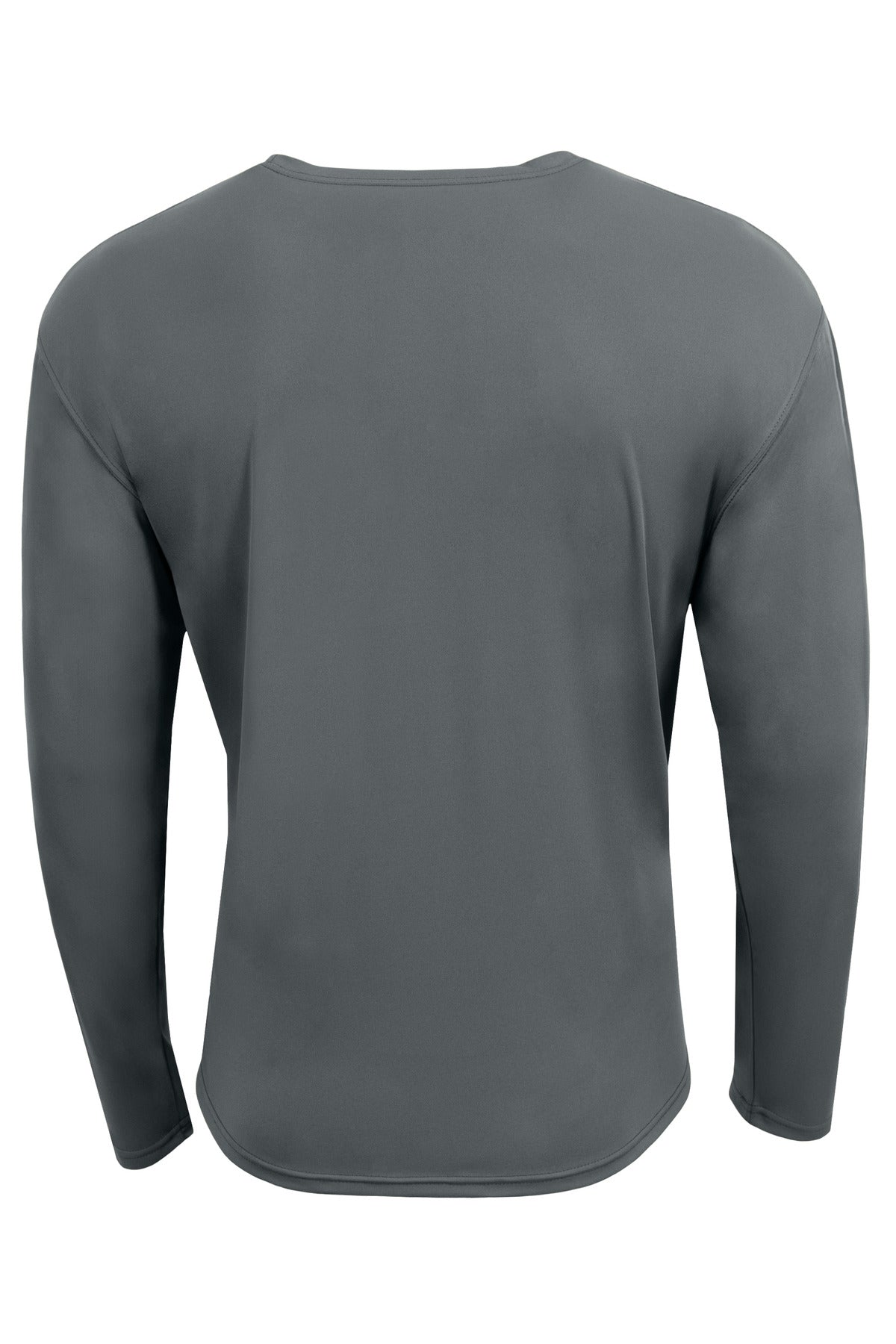 A4 AirFlex Long Sleeve Tee - Graphite - flat back