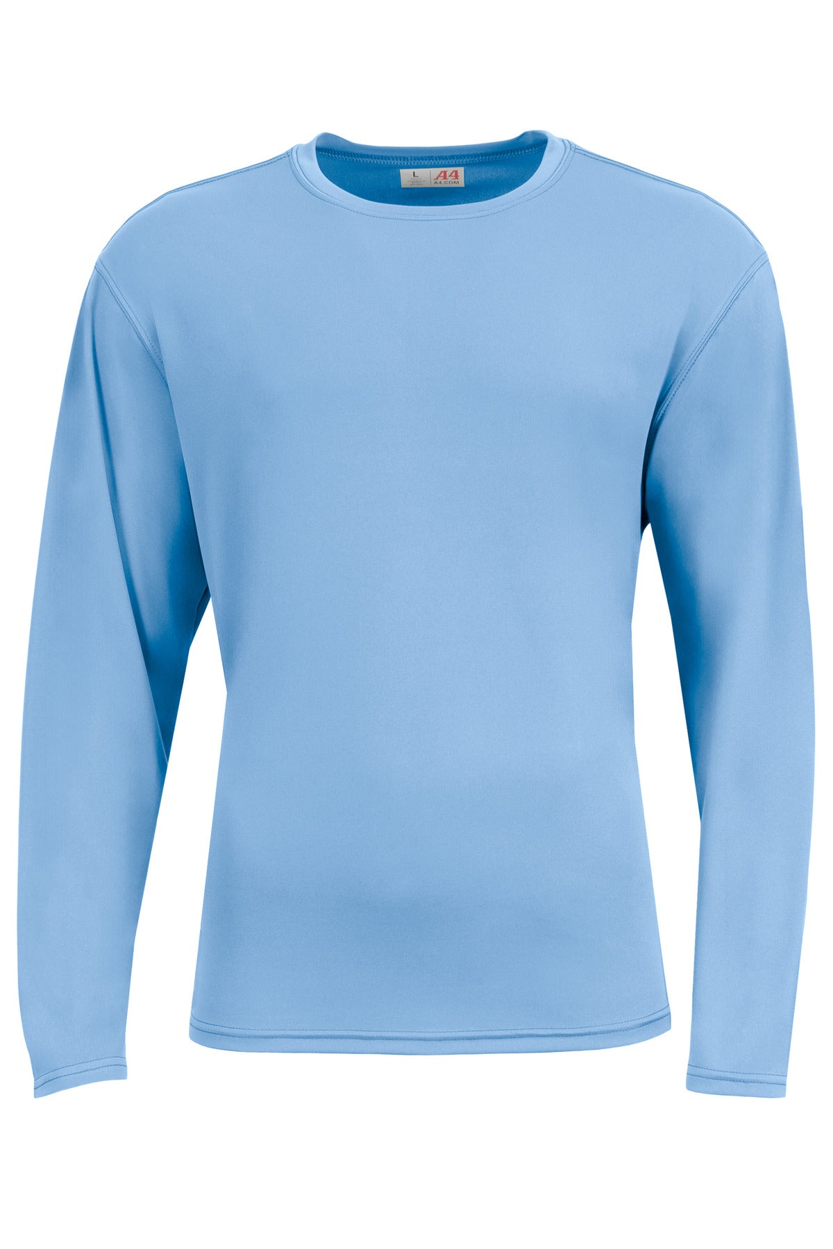 A4 AirFlex Long Sleeve Tee - Light Blue - flat front