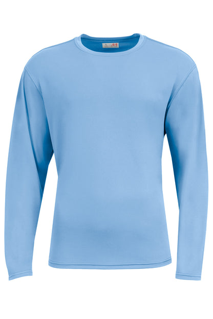 A4 AirFlex Long Sleeve Tee - Light Blue - flat front