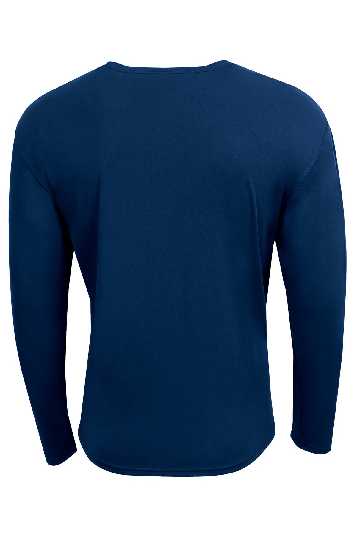 A4 AirFlex Long Sleeve Tee - Navy - flat back
