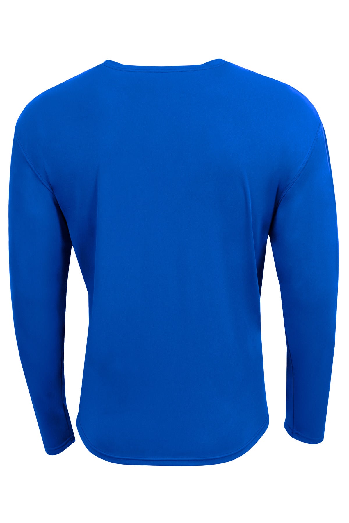 A4 AirFlex Long Sleeve Tee - Royal - flat back