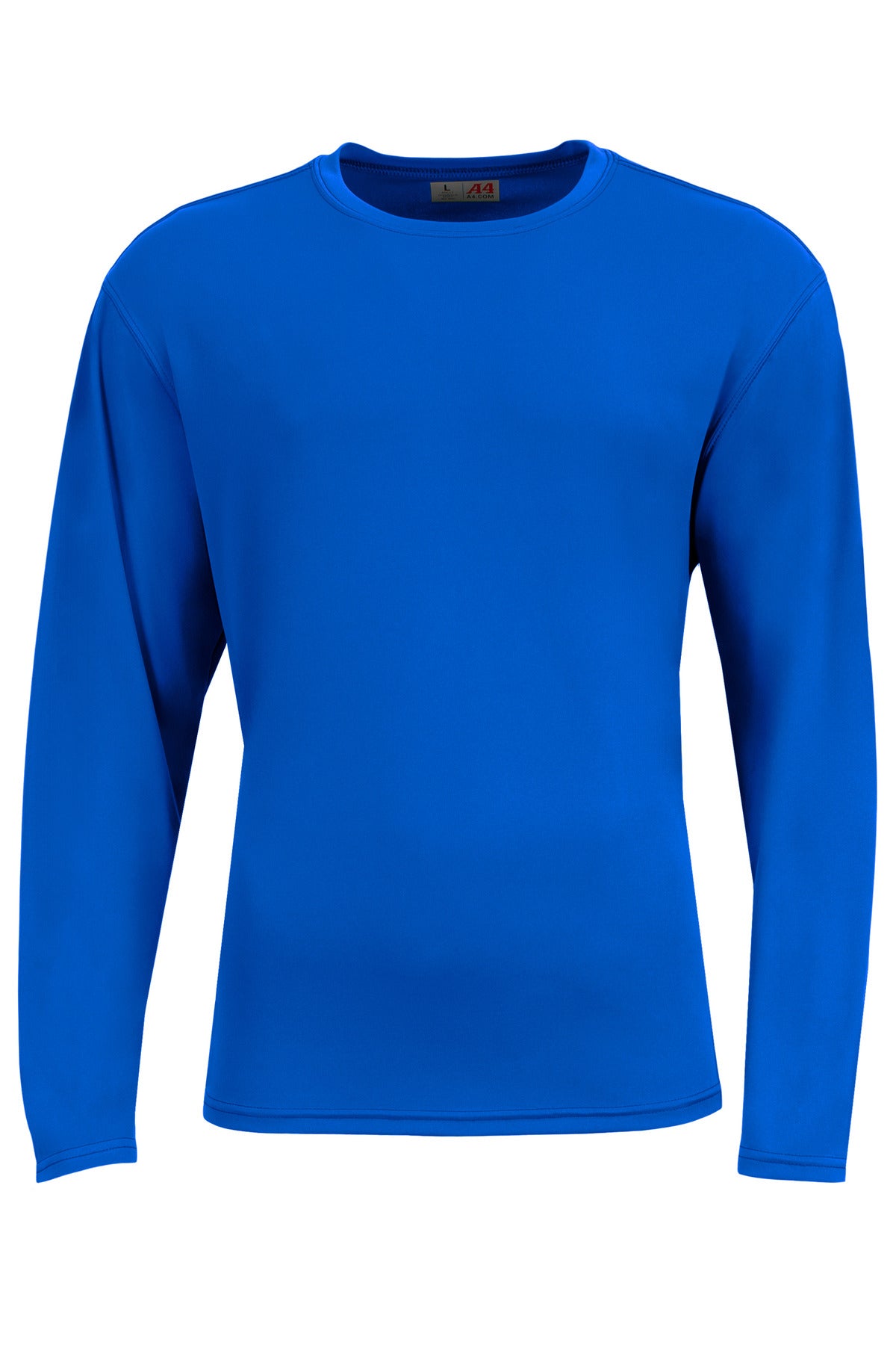 A4 AirFlex Long Sleeve Tee - Royal - flat front