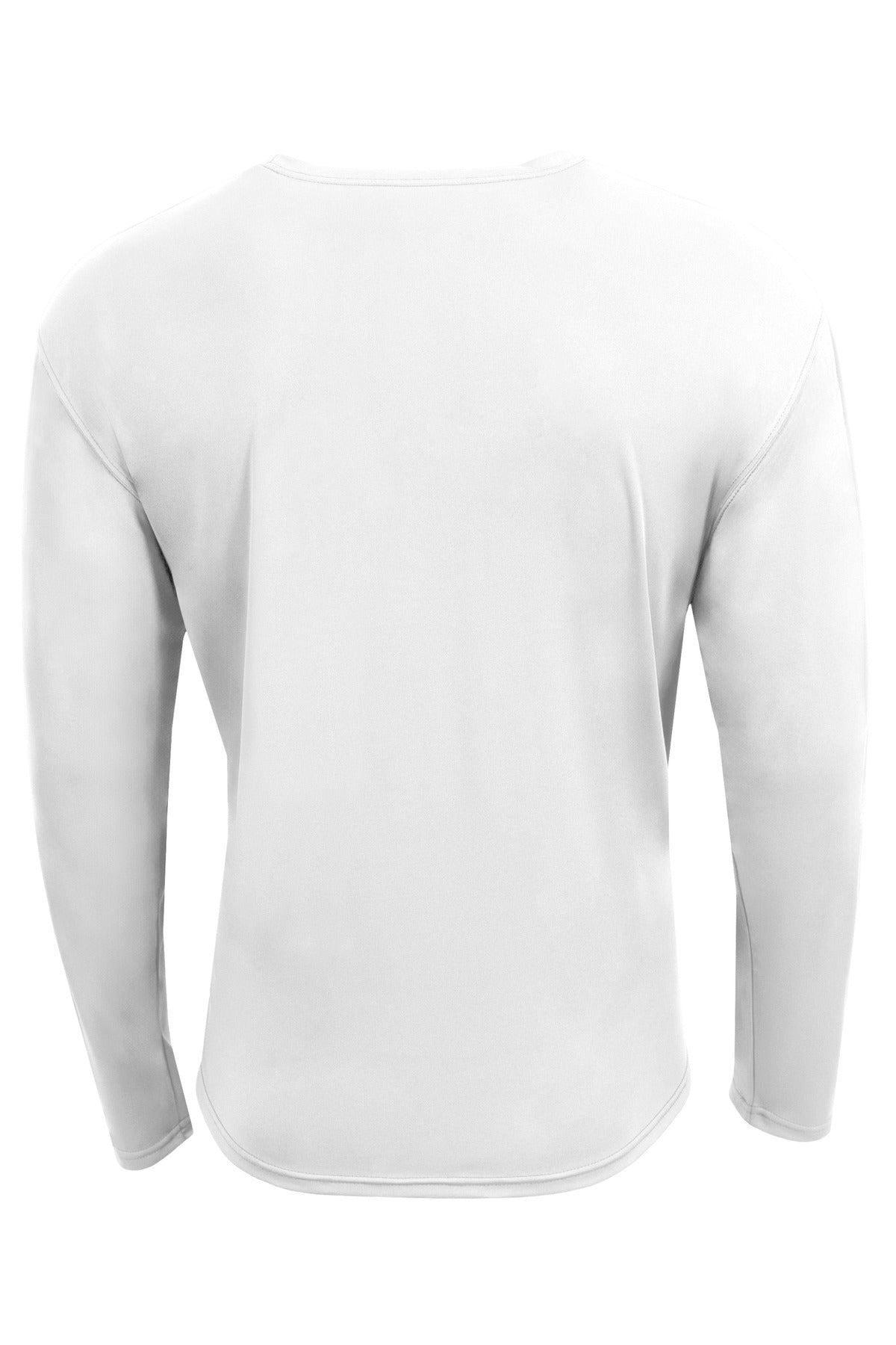 A4 AirFlex Long Sleeve Tee - White - flat back