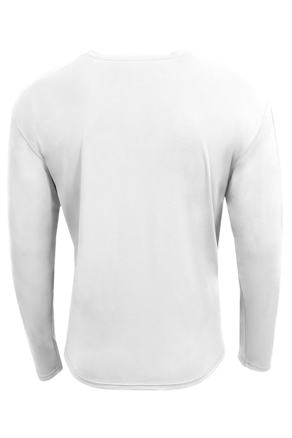 A4 AirFlex Long Sleeve Tee - White - flat back