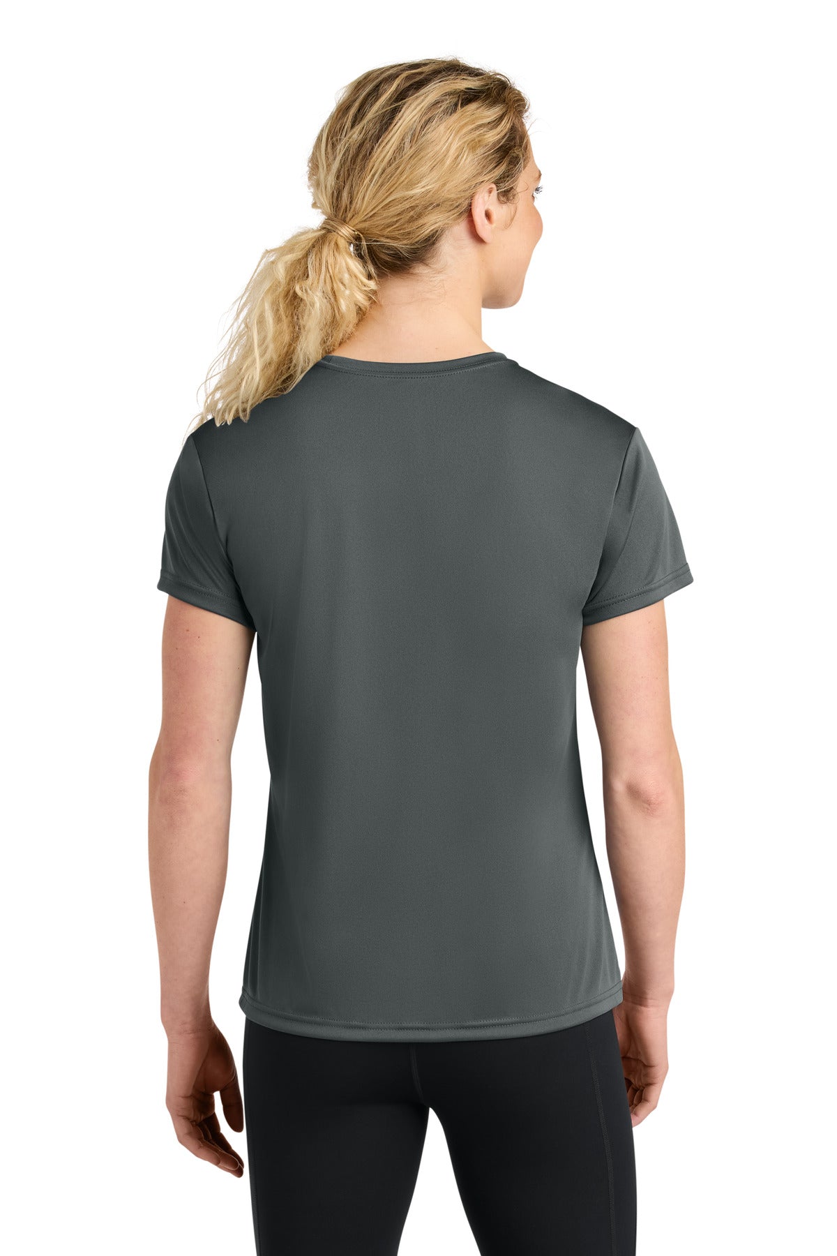 A4 Women's Cooling Performance Short Sleeve Tee - Graphite - back