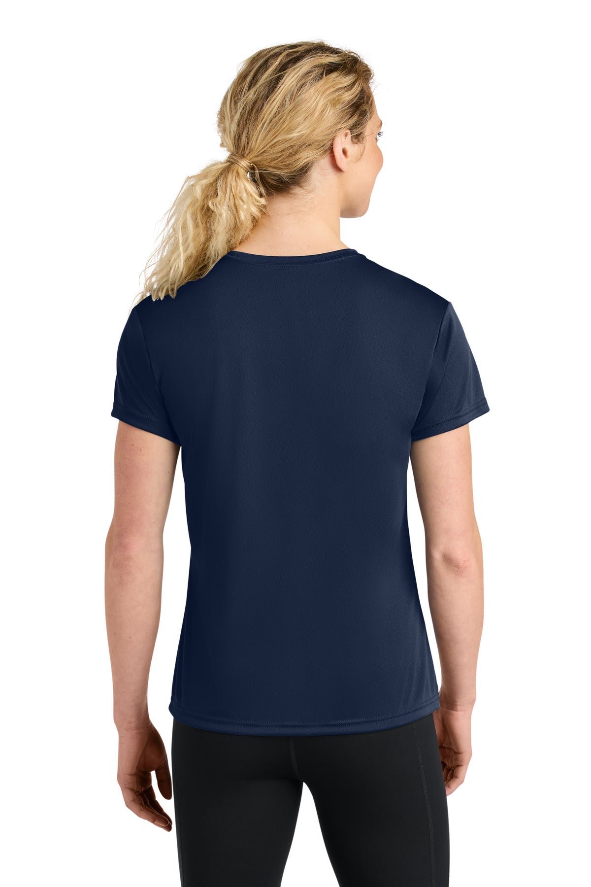 A4 Women's Cooling Performance Short Sleeve Tee - Navy - back