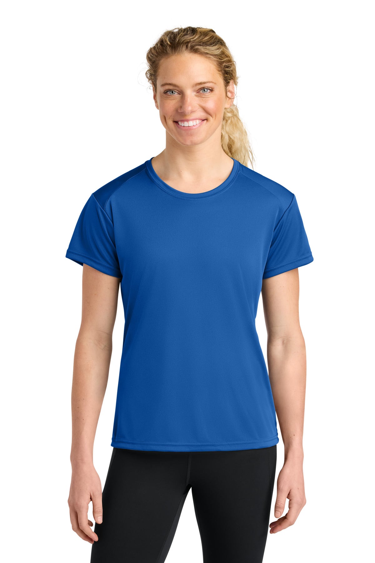 A4 Women's Cooling Performance Short Sleeve Tee - Royal - front