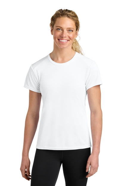 A4 Women's Cooling Performance Short Sleeve Tee - White - front