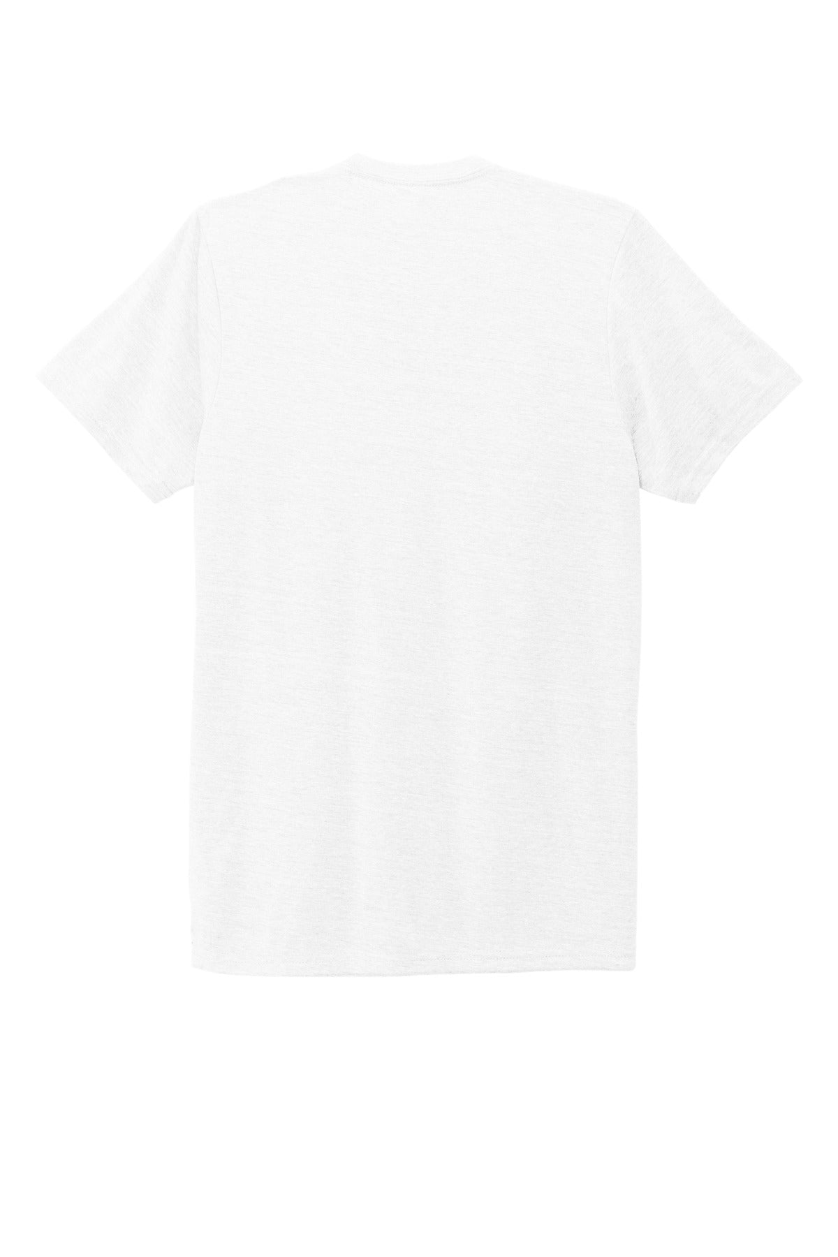 Allmade Unisex Tri-Blend Tee - Bright White - flat back