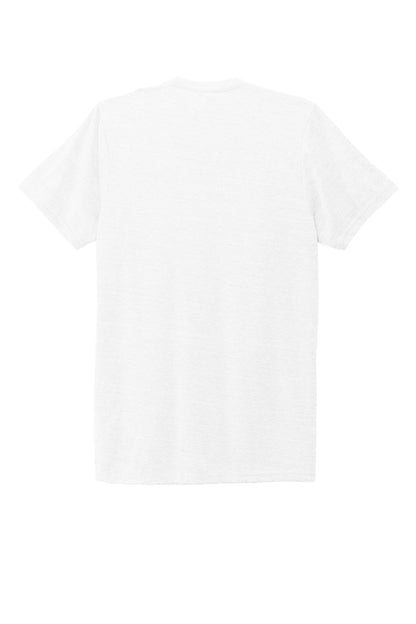 Allmade Unisex Tri-Blend Tee - Bright White - flat back