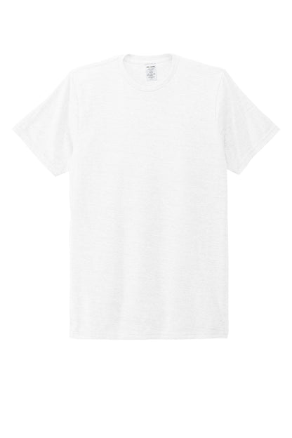 Allmade Unisex Tri-Blend Tee - Bright White - flat front