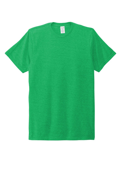 Allmade Unisex Tri-Blend Tee - Enviro Green - flat front