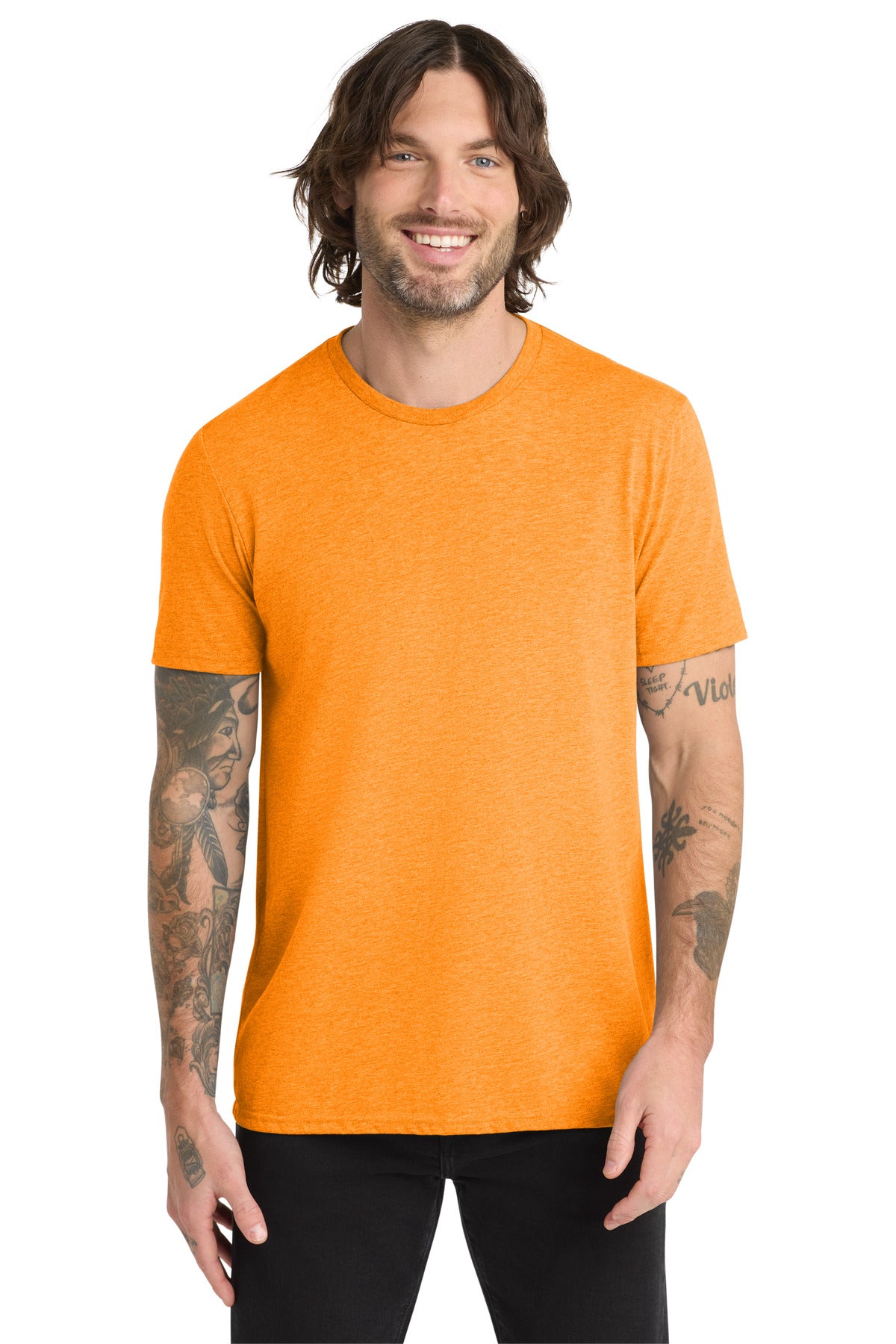 Allmade Unisex Tri-Blend Tee - Orange You Fancy - front