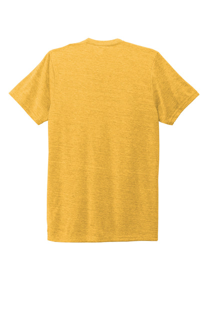 Allmade Unisex Tri-Blend Tee - Suncatcher Gold - flat back