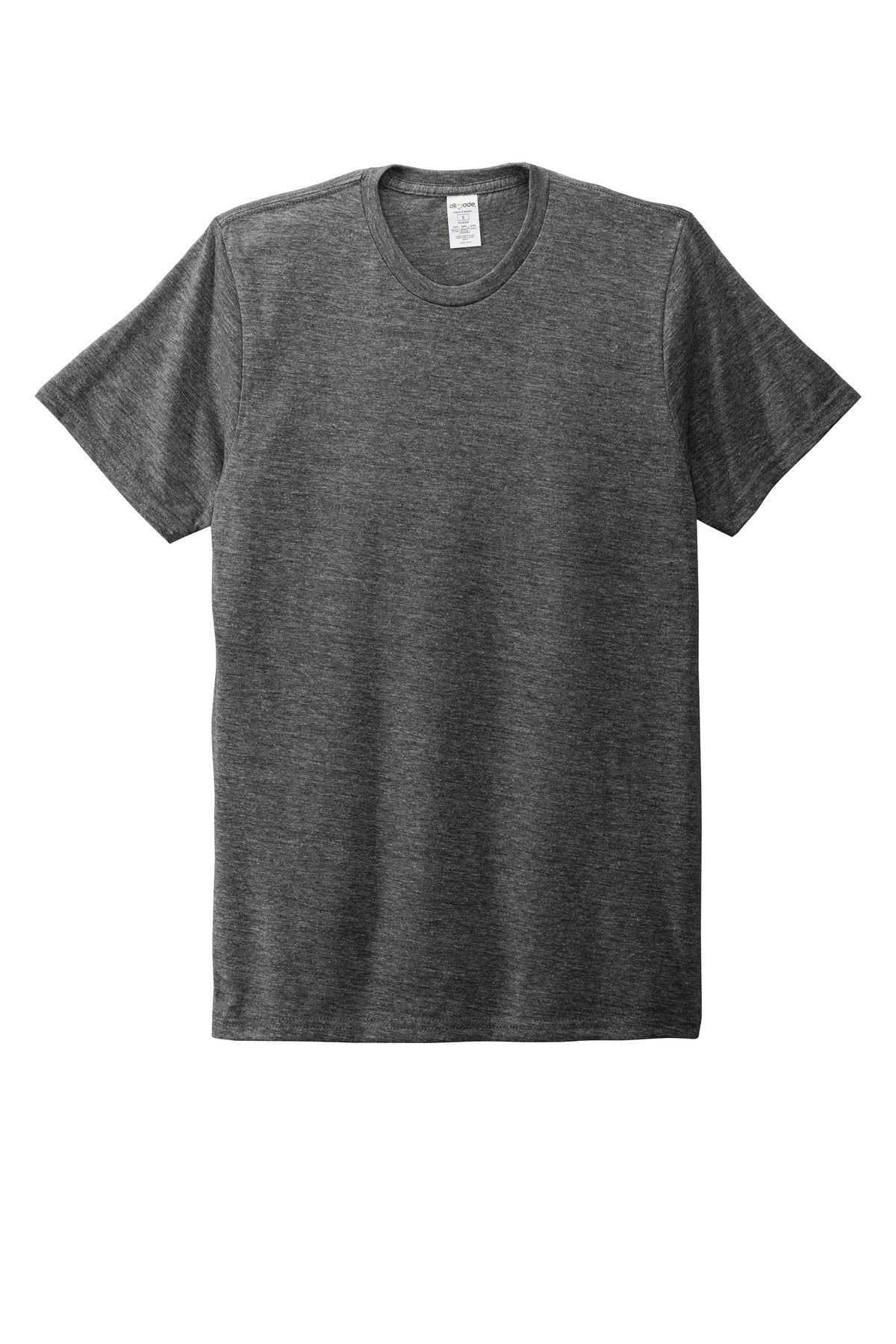 Allmade Unisex Tri-Blend Tee - Terrain Grey - flat front