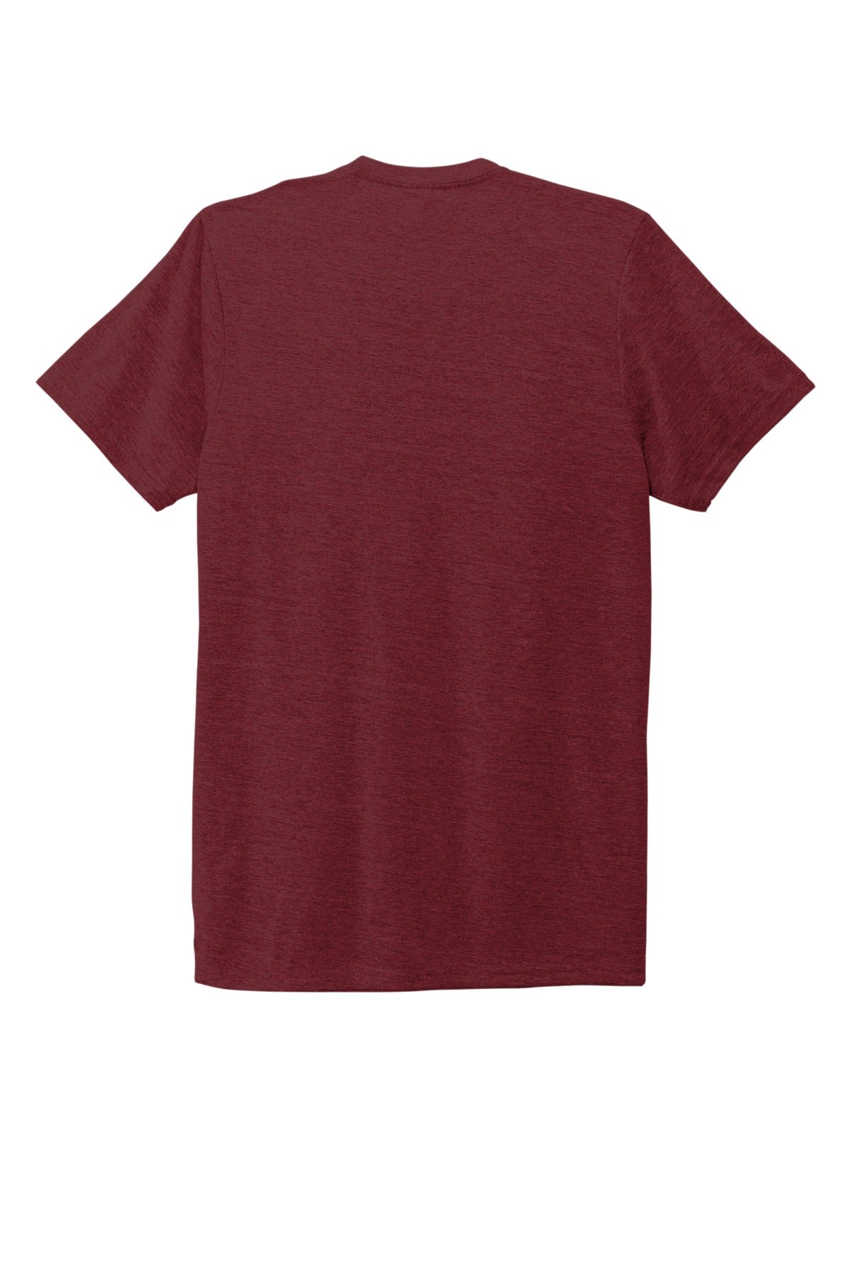 Allmade Unisex Tri-Blend Tee - Vino Red - flat back