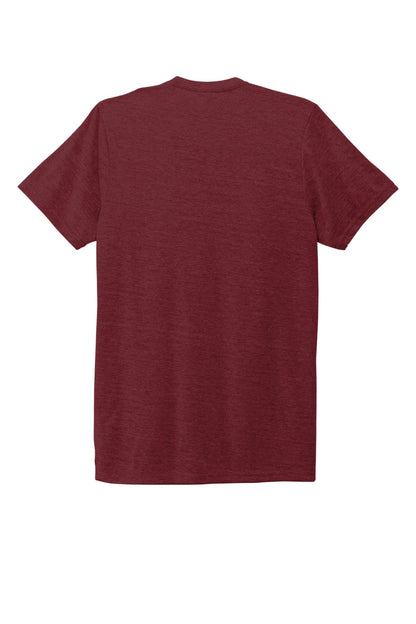 Allmade Unisex Tri-Blend Tee - Vino Red - flat back