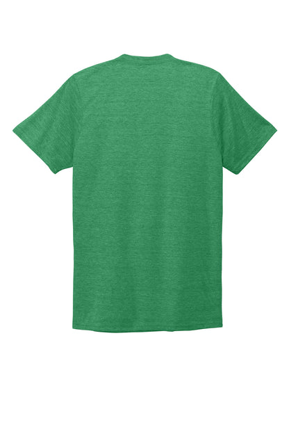 Allmade Unisex Tri-Blend V-Neck Tee - Enviro Green - flat back