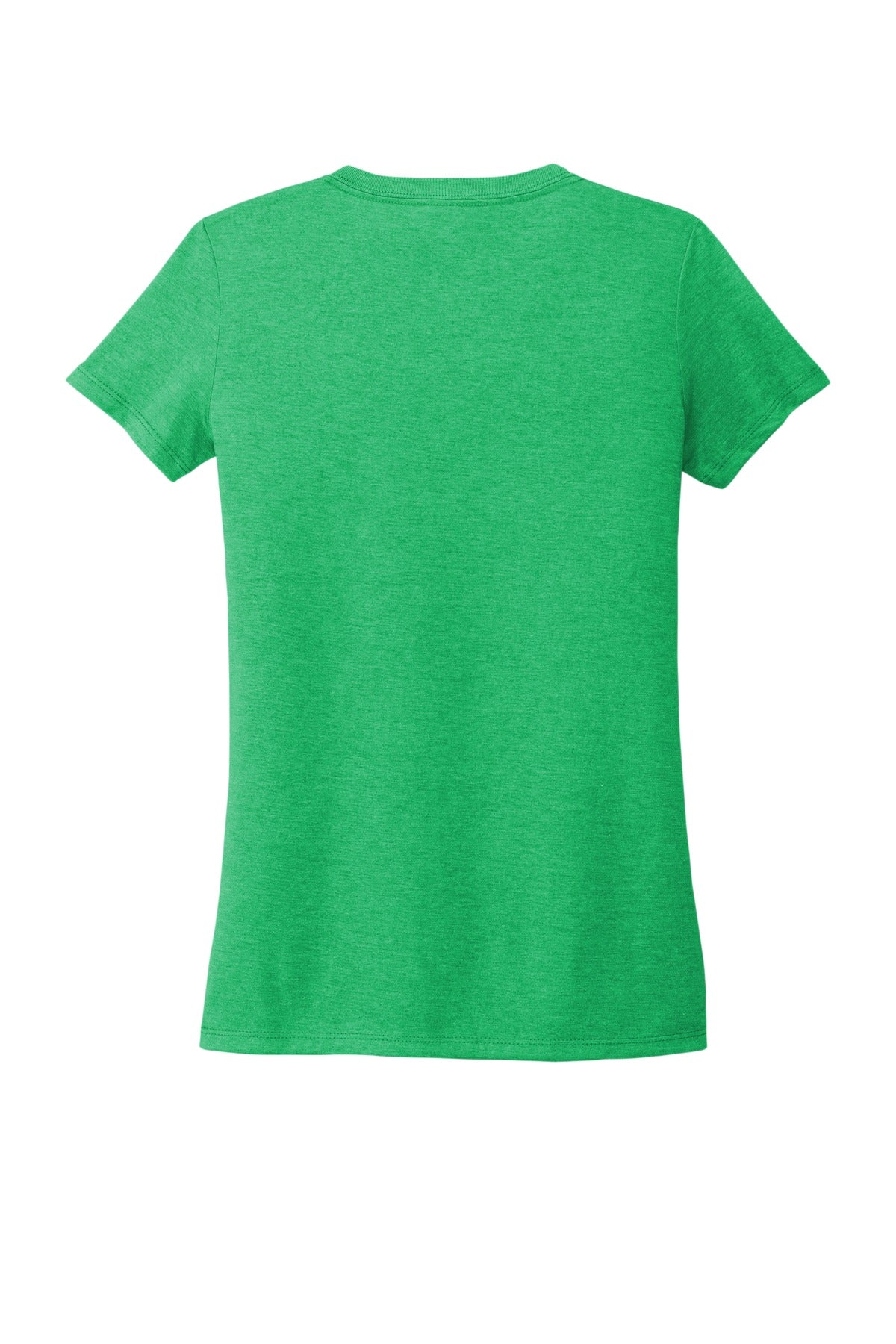 Allmade Women's Tri-Blend V-Neck Tee - Enviro Green - flat back