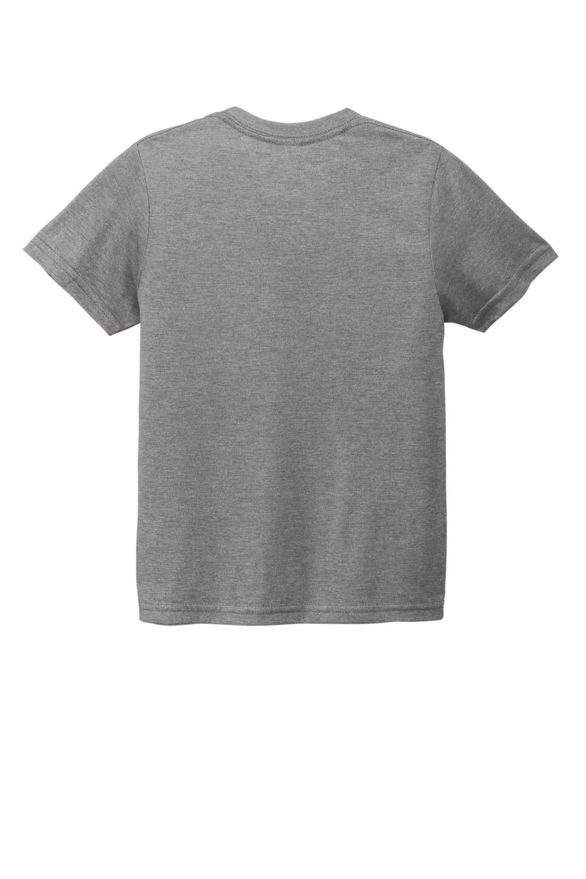 Allmade Youth Tri-Blend Tee - Aluminum Grey - flat back