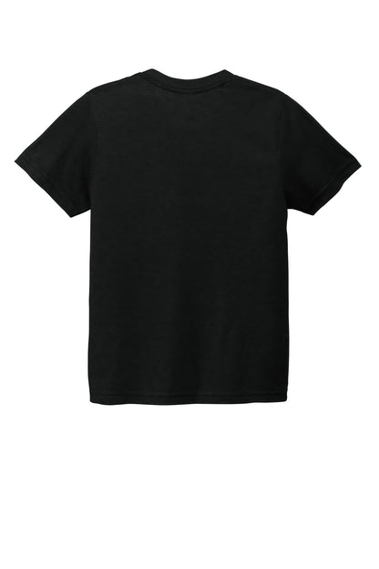 Allmade Youth Tri-Blend Tee - Deep Black - flat back