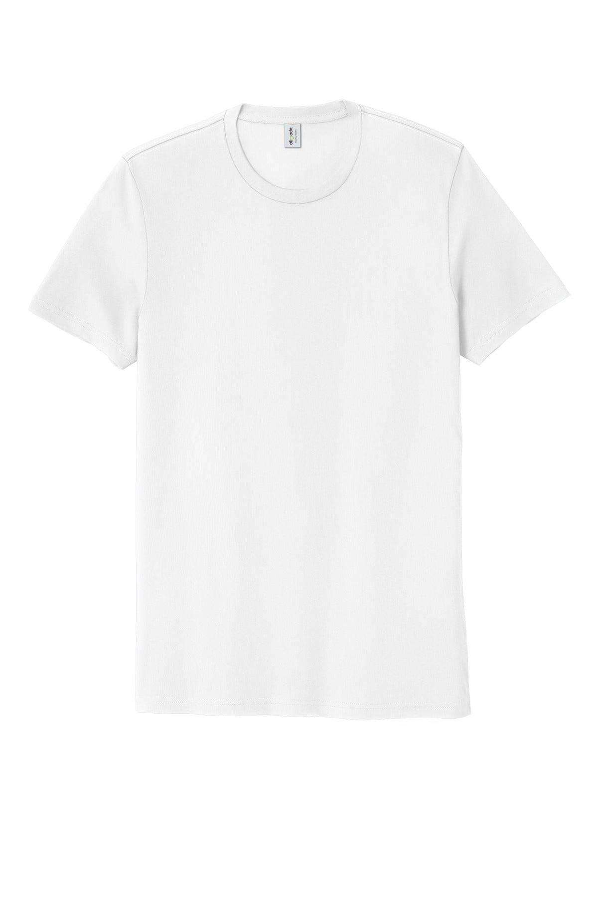 Allmade Unisex Organic Cotton Tee - Bright White - flat front