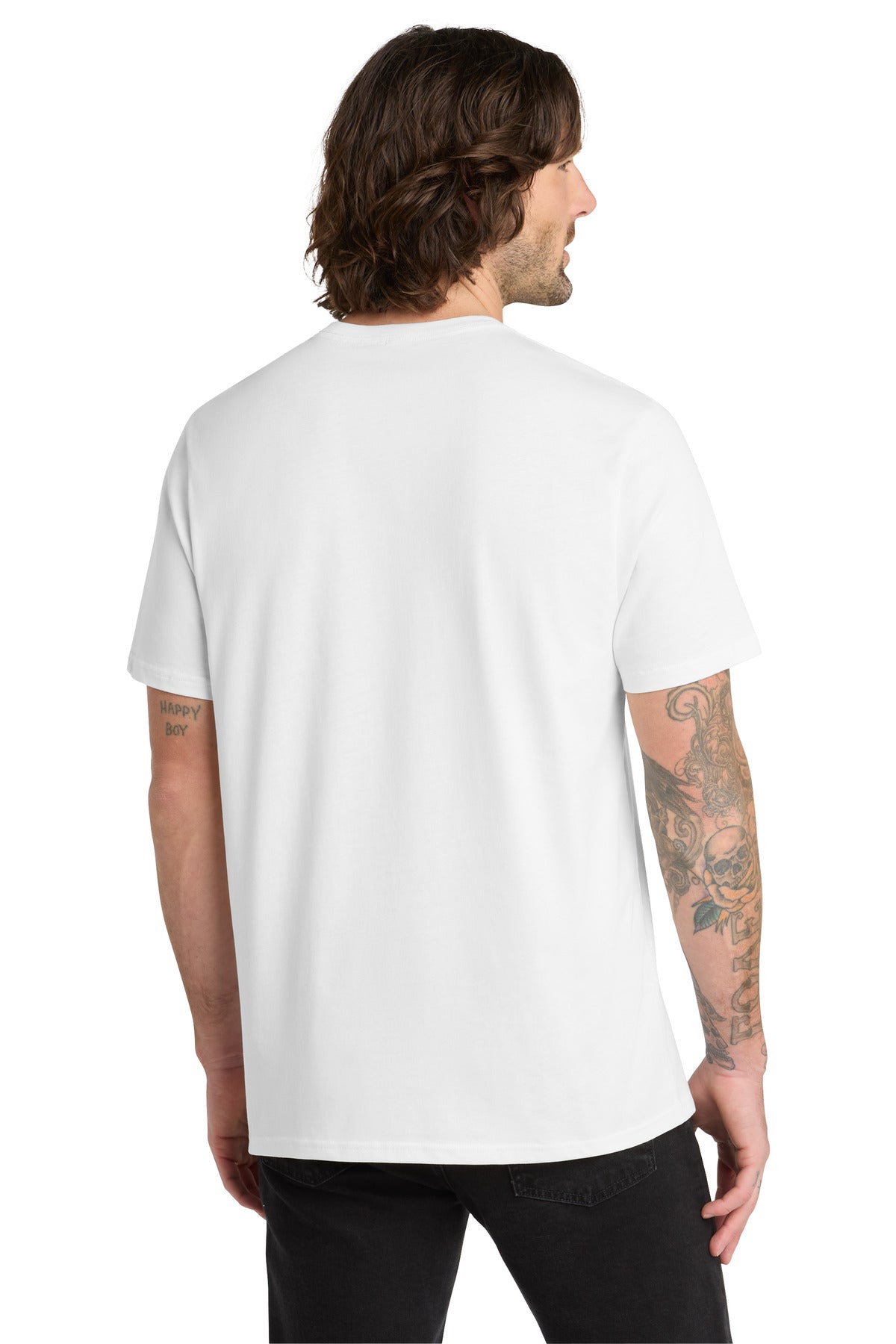 Allmade Unisex Organic Cotton Tee - Bright White - back