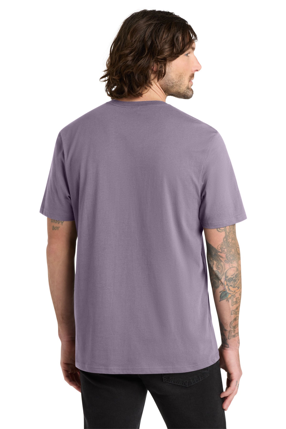 Allmade Unisex Organic Cotton Tee - Cosmic Purple - back