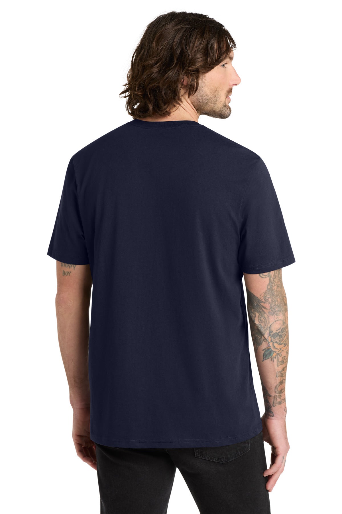 Allmade Unisex Organic Cotton Tee - Night Sky Navy - back
