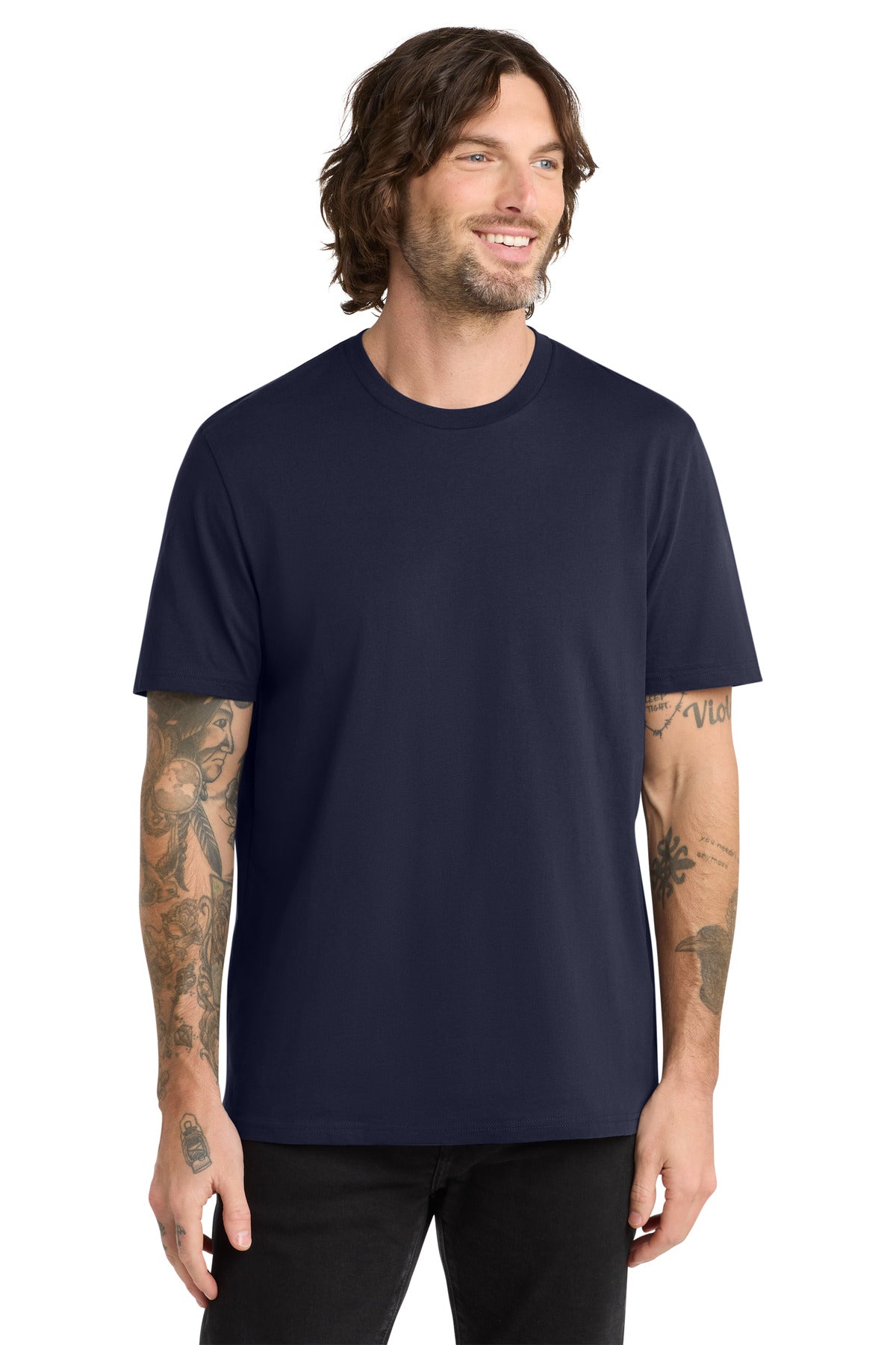 Allmade Unisex Organic Cotton Tee - Night Sky Navy - front