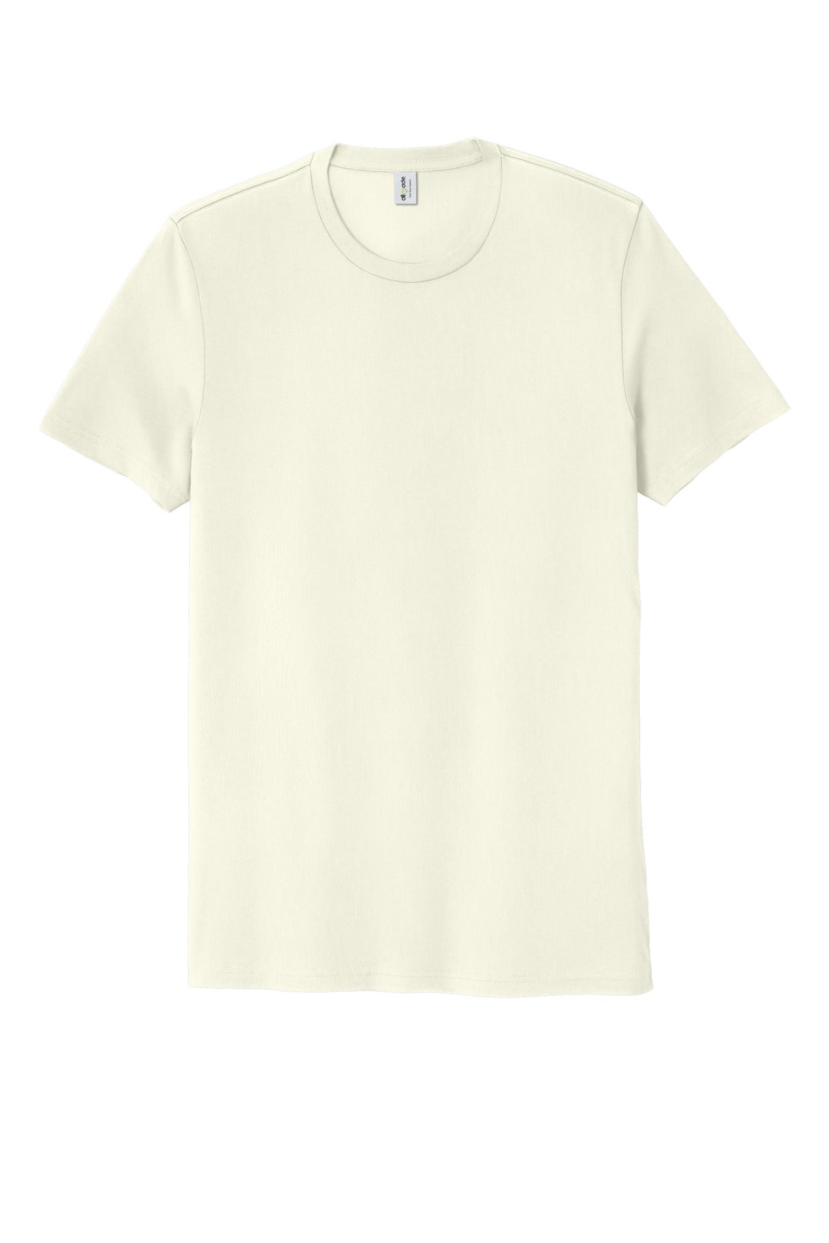 Allmade Unisex Organic Cotton Tee - White Sand - flat front