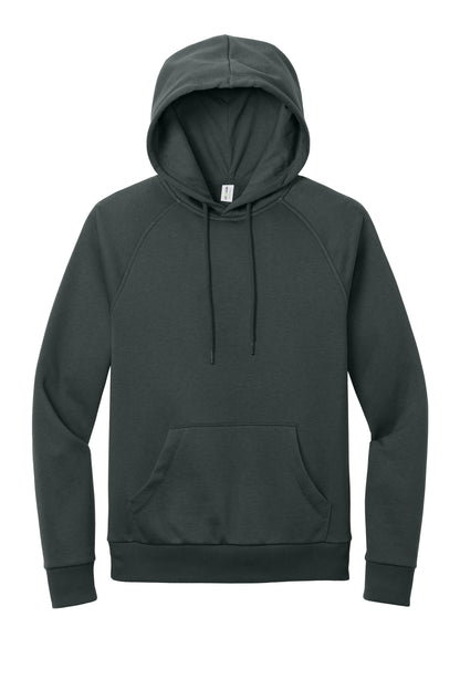 Allmade Unisex Organic CVC Fleece Pullover Hoodie - Terrain Grey - flat front