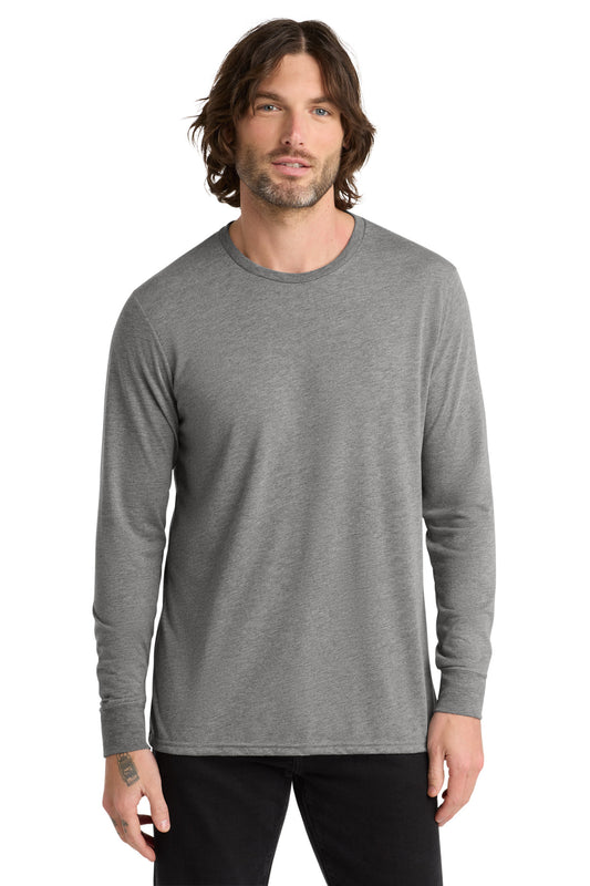 Allmade Unisex Tri-Blend Long Sleeve Tee - Aluminum Grey - front