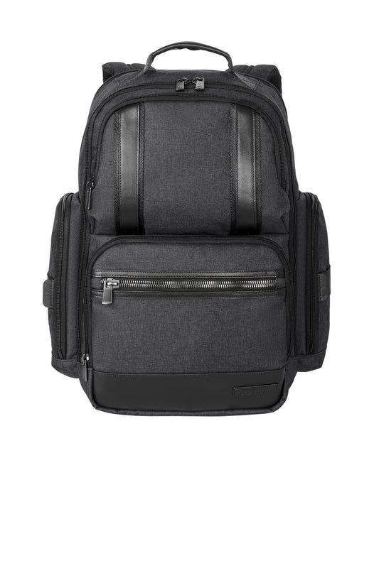Brooks Brothers Grant Backpack - Heather Grey - front